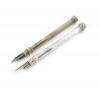 A Victorian John Sheldon Improved Patent Unique Pocket Companion, Birmingham 1852, cylindrical form, engraved decoration, the terminal with a agate seal matrix, with screws-off to reveal a lead reservoir, the body comprises: a pen, pencil, toothpick, and - 2