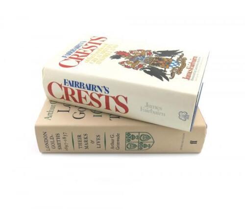 Grimwade, A., London Goldsmiths 1697-1837, Faber and Faber 1990, plus Fairnbairn, J., Crests, New Orchard Editions, 1986, (2)
